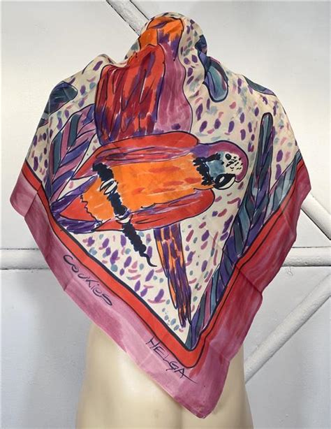 david jones silk scarves